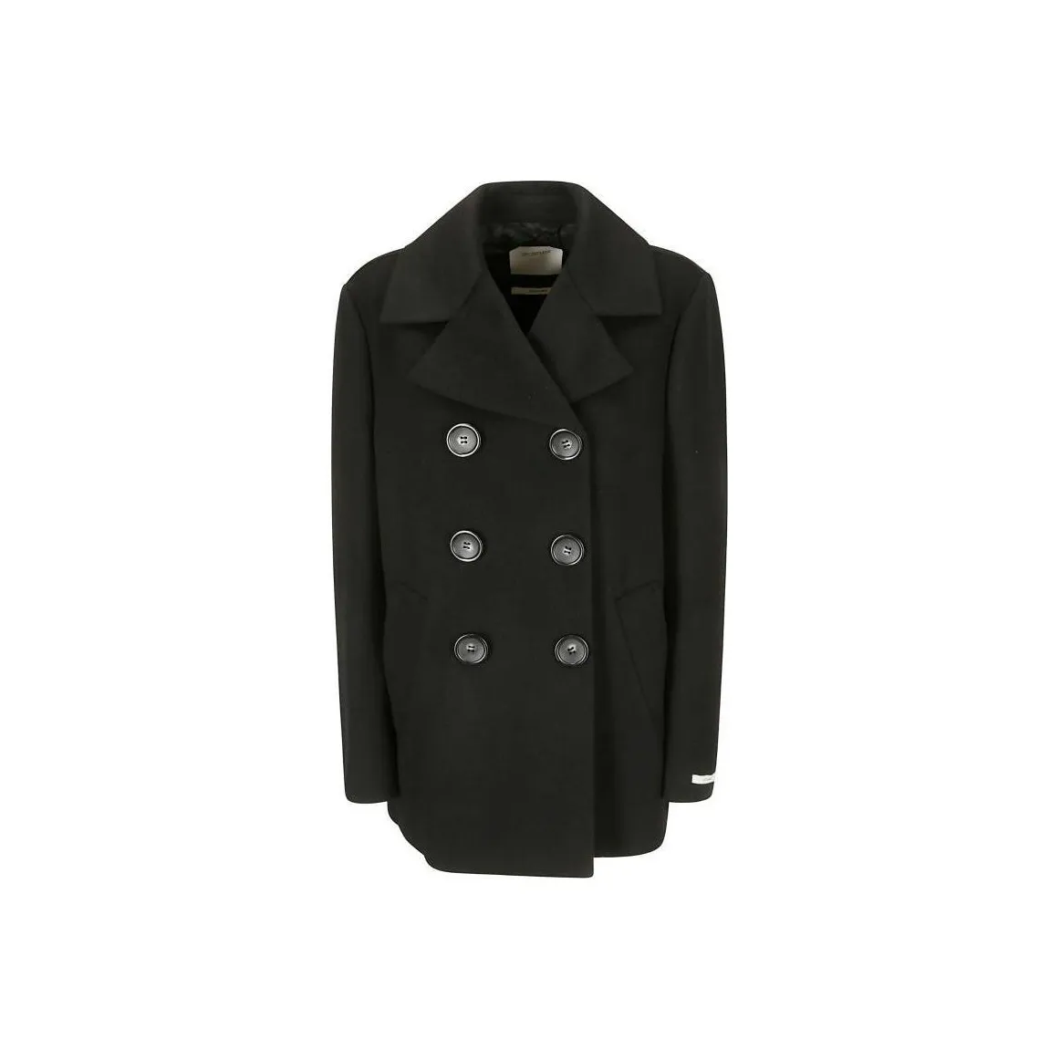 SportMax Livorno Double Breasted Peacoat