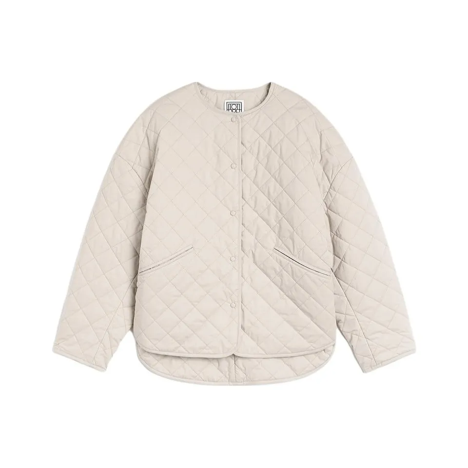 TOTEME Drop shoulder Diamond quilted Jacket