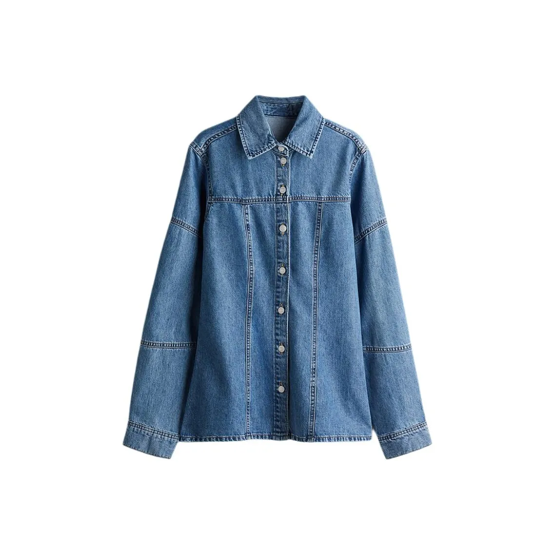 H&M Shirts Women's Denim Blue