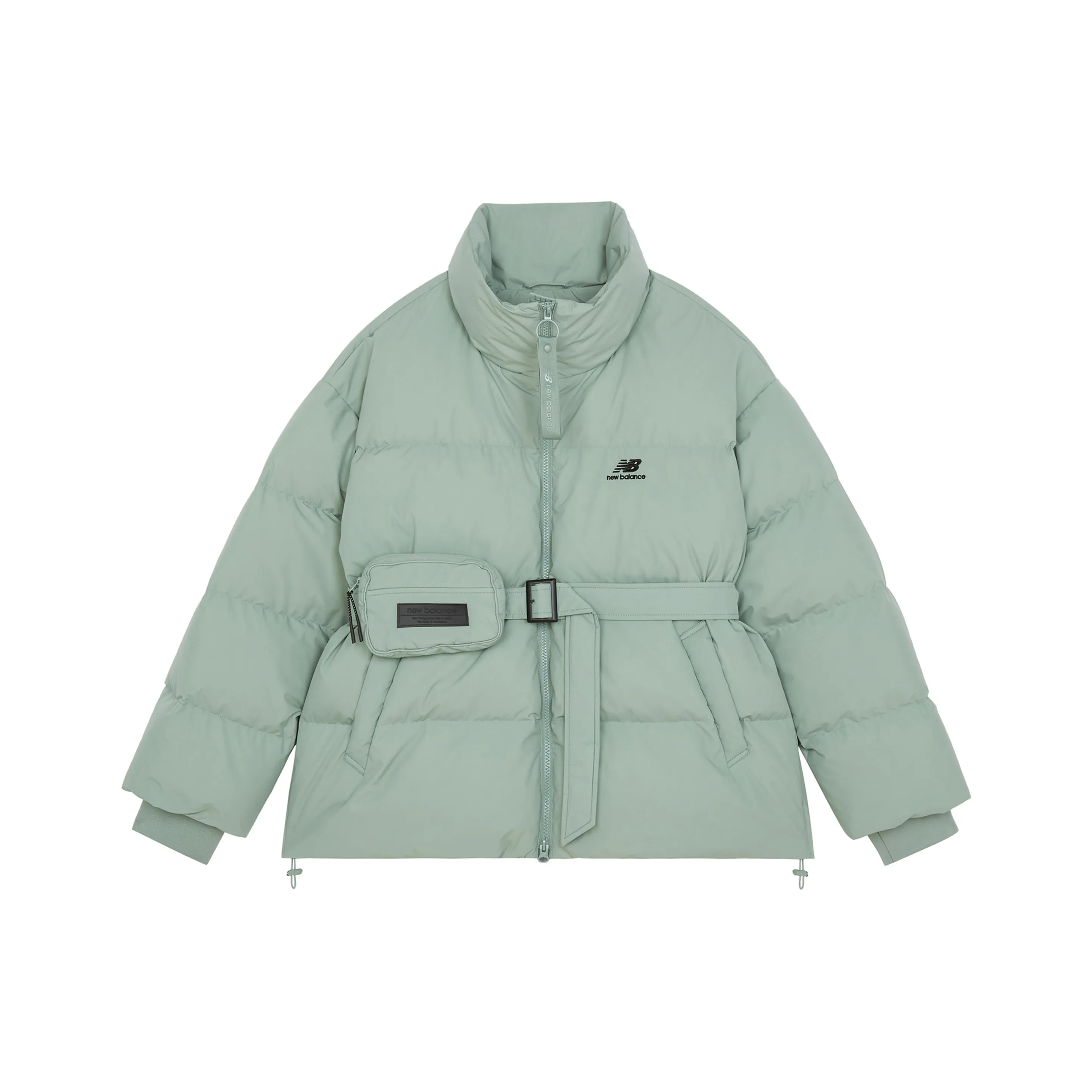 New Balance IU Светло-зеленая Женская Пуховая Куртка