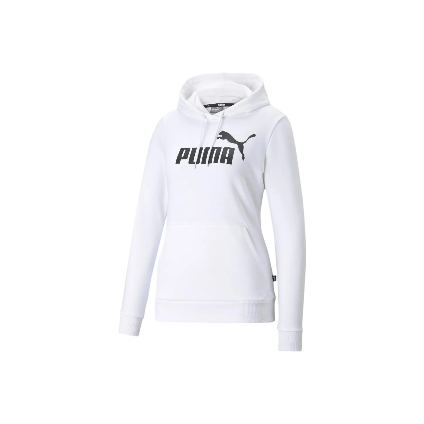 PUMA Essentials Logo Hoodie TR Sweatshirt Women's White
