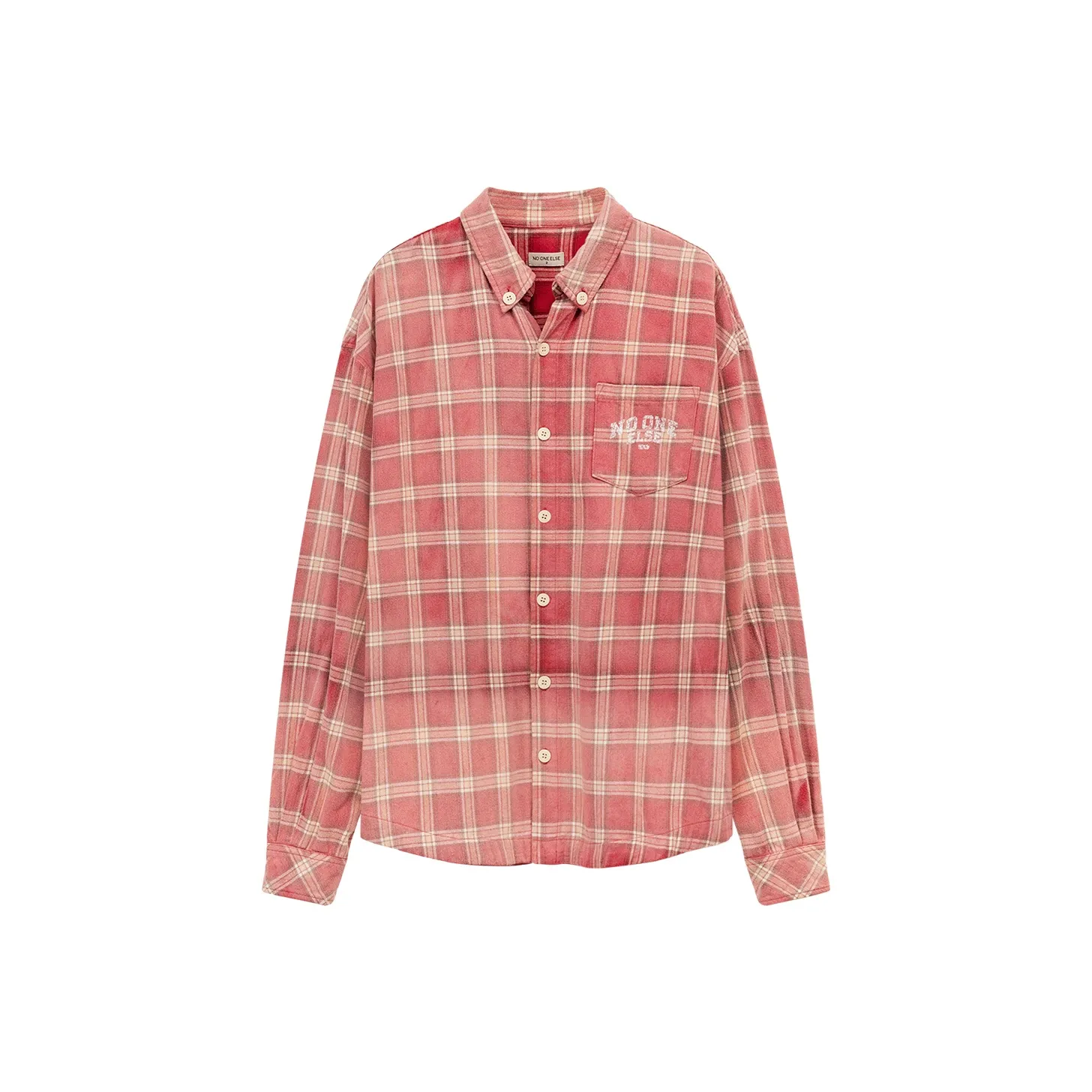 NO ONE ELSE Красная клетка Женские Рубашки