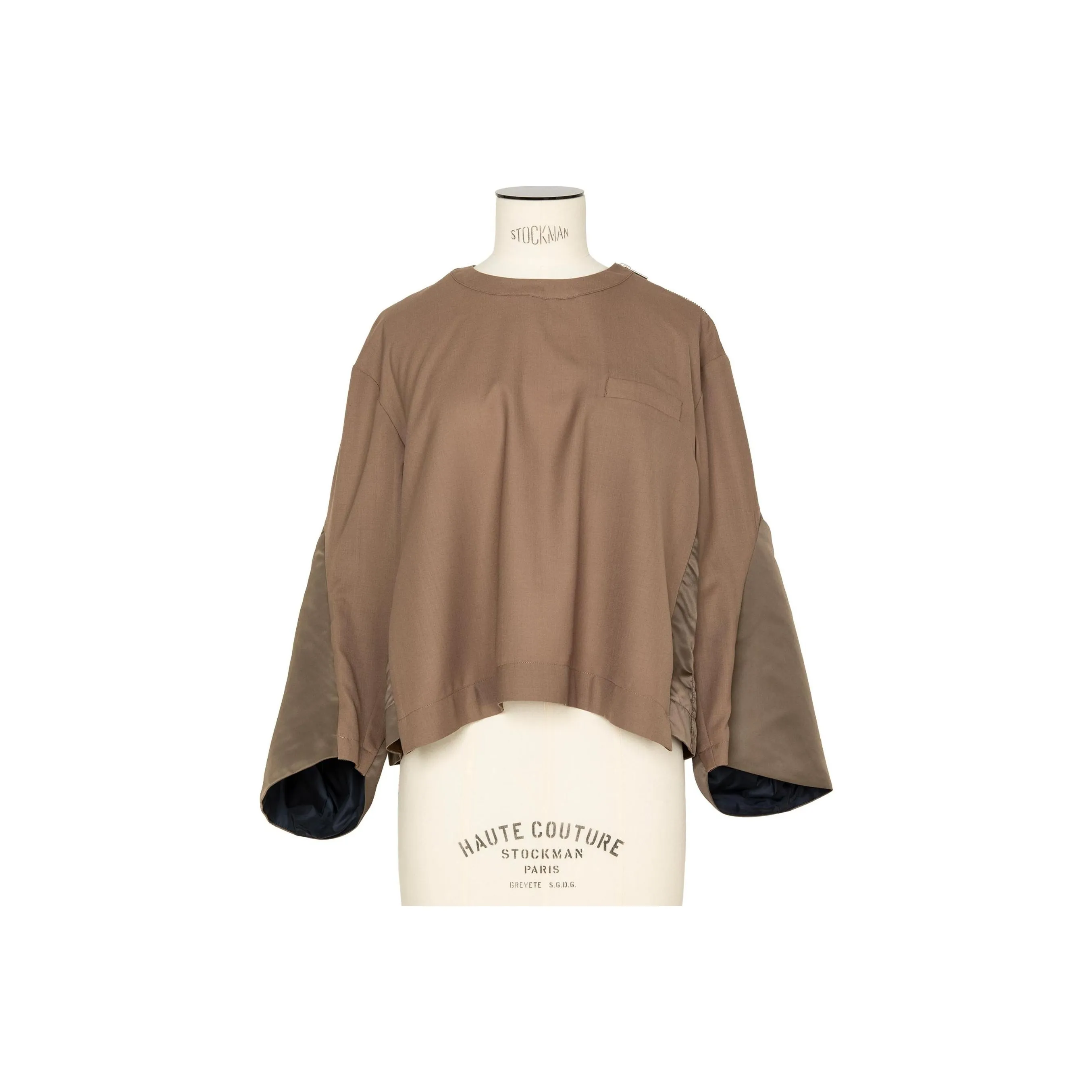 Sacai Panelled Twill Top