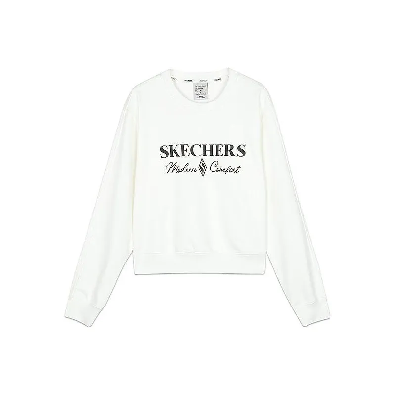 Skechers Diamond Series Толстовка Женская Зефирно-белая