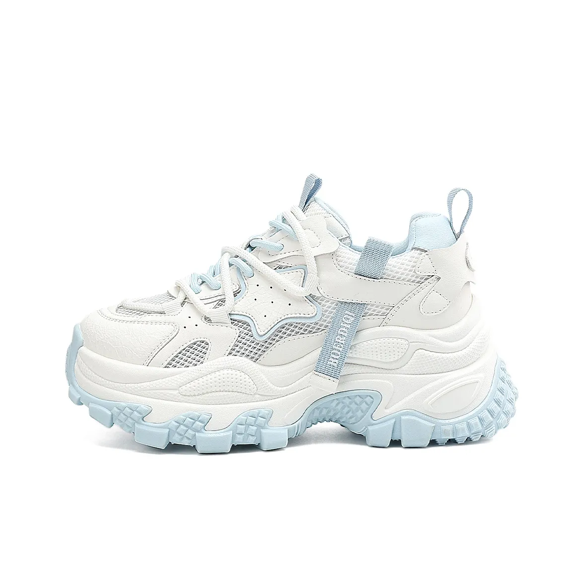 BOERDIQI Дышащий Легкий Увеличение Высоты Кроссовки с Толстой Подошвой Женские