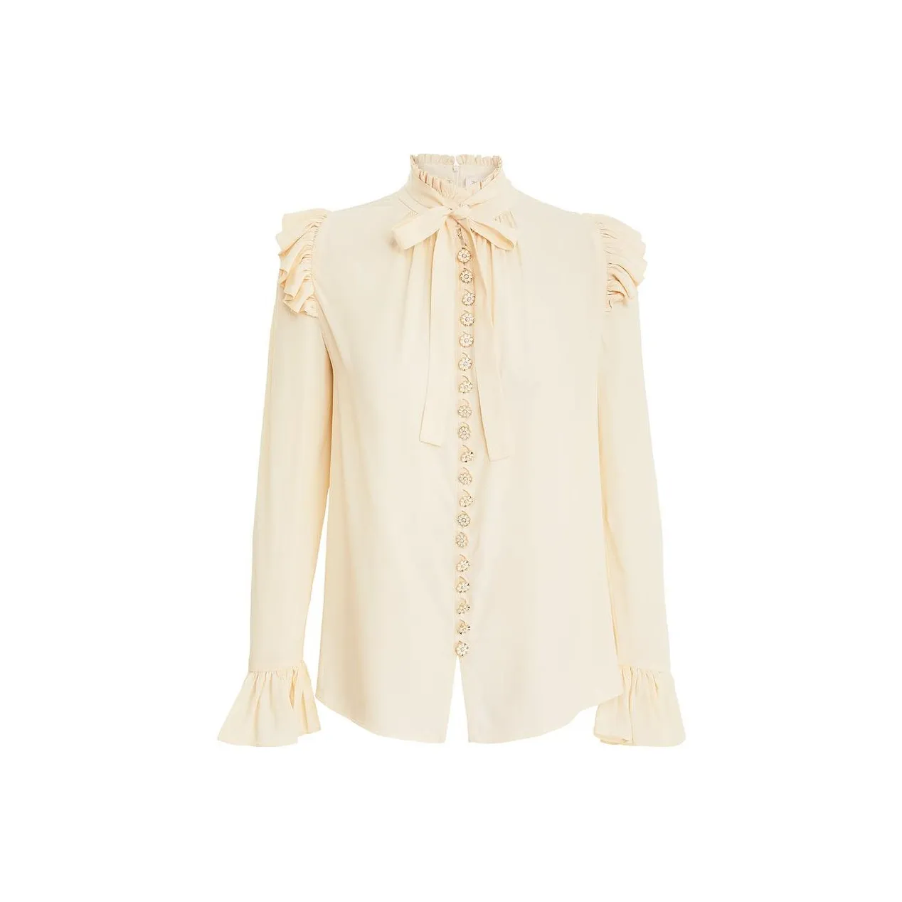 Zimmermann Крем Женские Рубашки