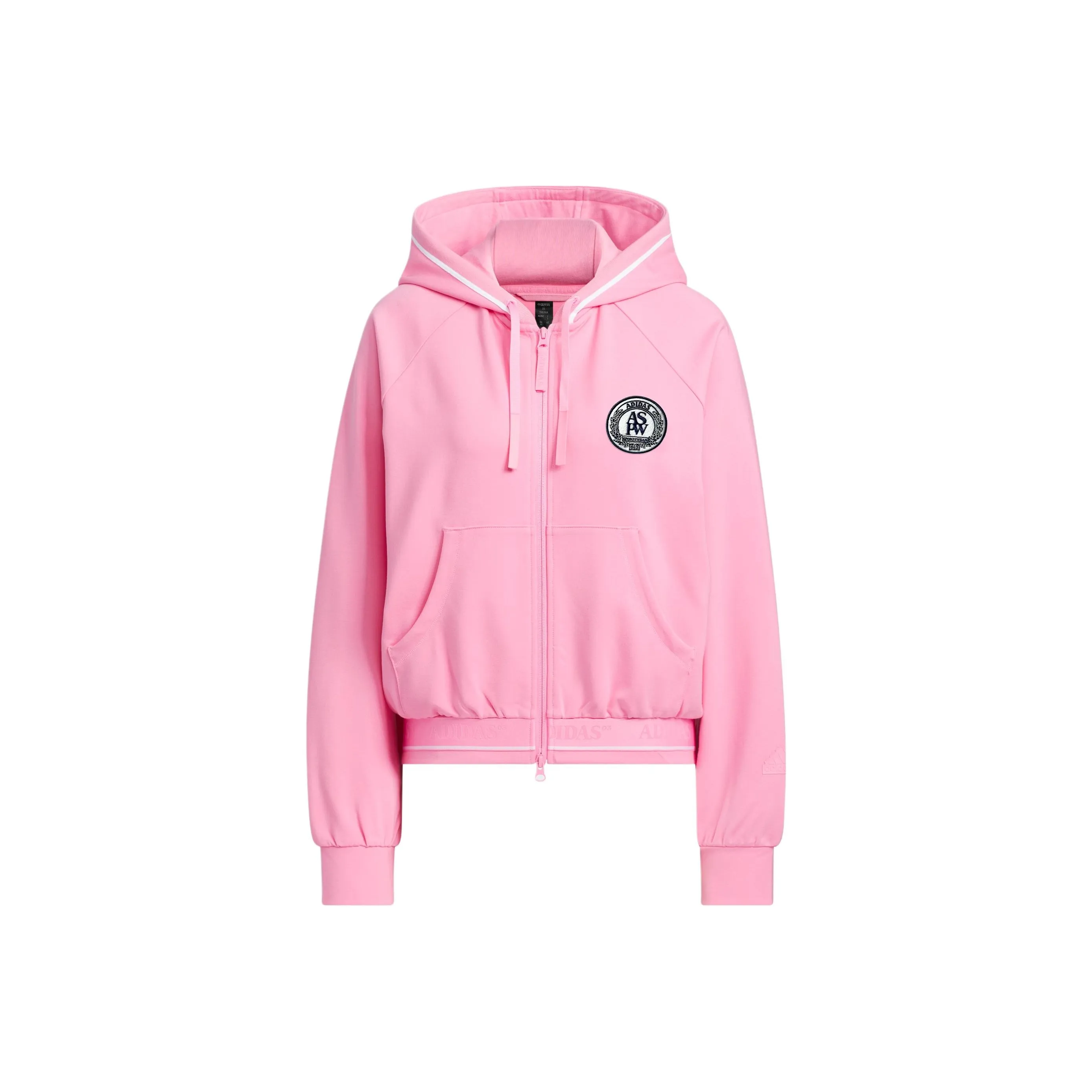 Adidas Verbiage Crop Jacket Jackets Coats Women's Blessing Pink