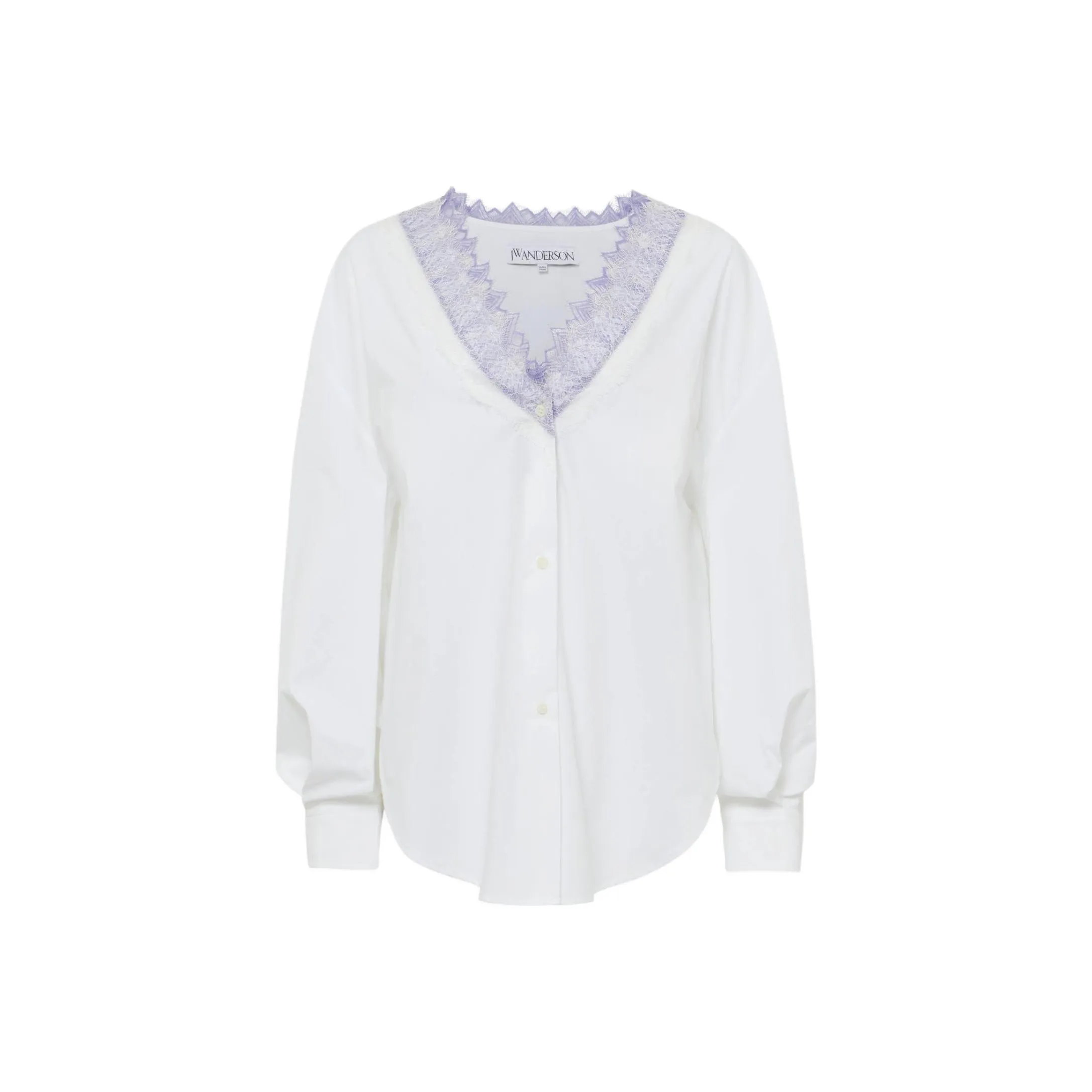 JW Anderson FW24 Рубашка Женская Белая