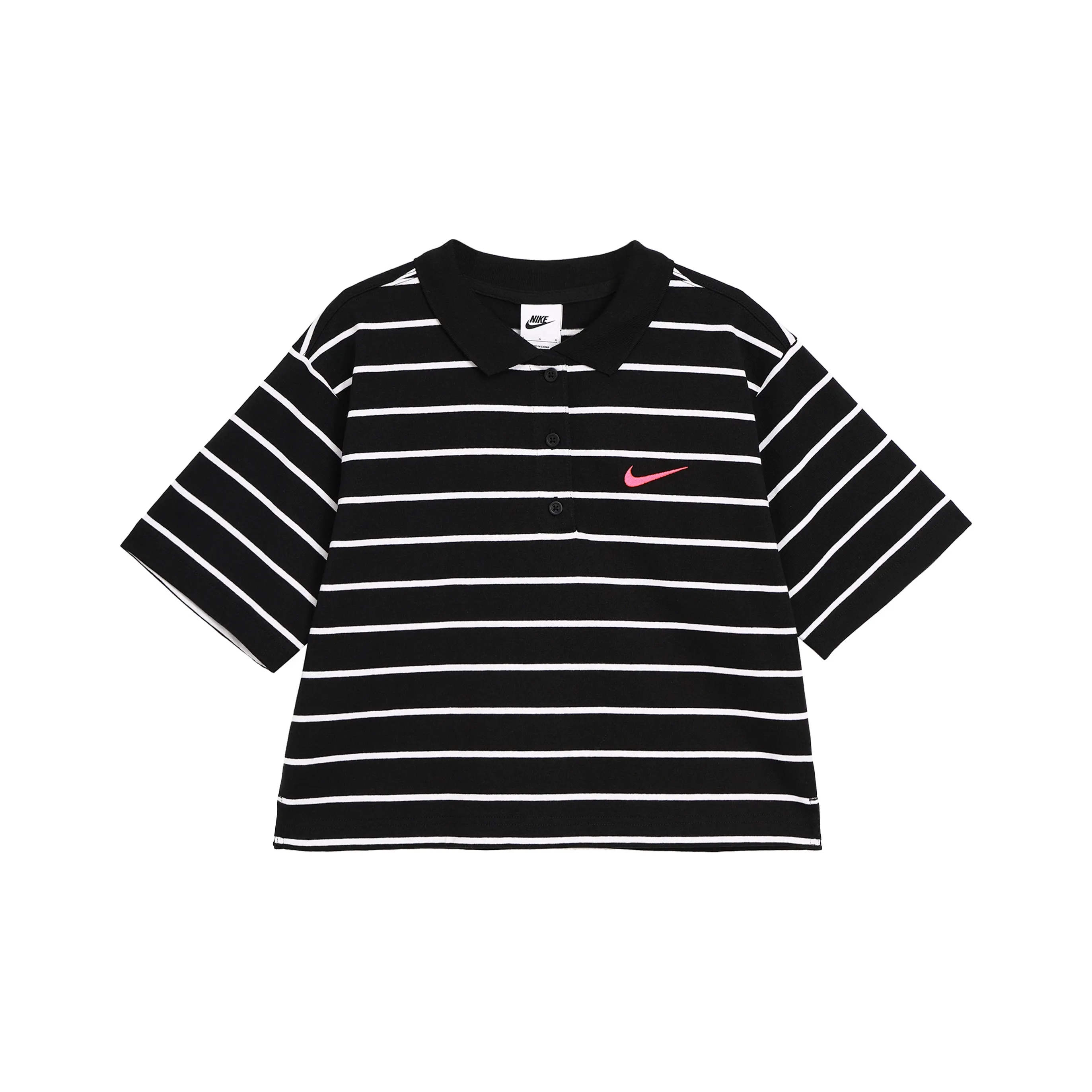 Nike Sports Life Collection Sportswear Поло Женское Черное