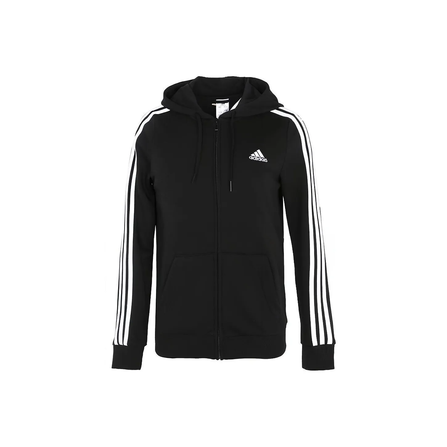 Adidas Free Shipping With AdiClub Essentials French Terry 3 Stripes Full Zip Hoodie