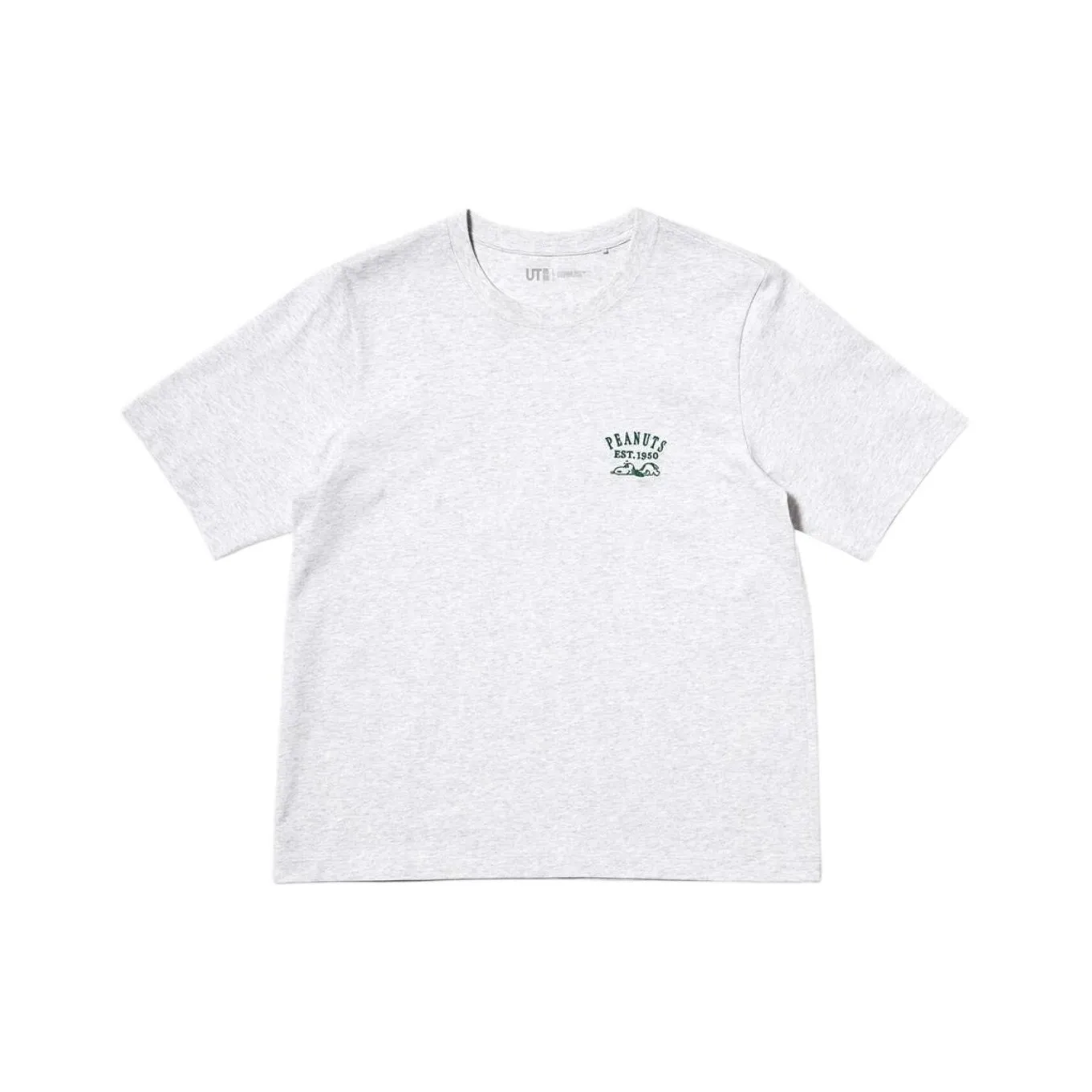 UNIQLO X PEANUTS Co Бренд Серия T Рубашка Женская Серого цвета