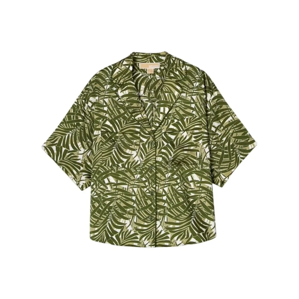 MICHAEL KORS FW24 Рубашка Женская Зеленая