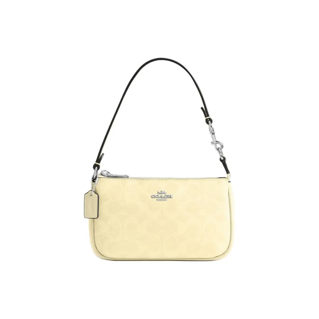 COACH Nolita Покрытый холст Сумка Мини Женская Желтая