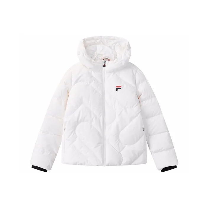 FILA Down Jacket Winter Women's Standard White