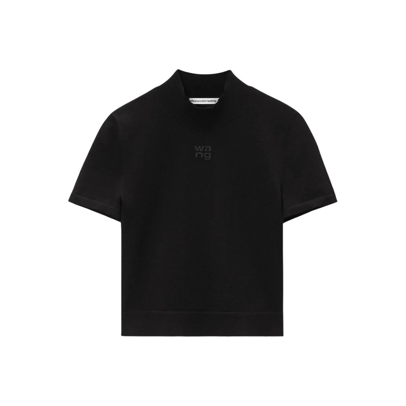 Alexander Wang Logo embossed Knitted Top