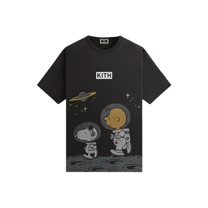 KITH X PEANUTS T-Shirt Мужской Черный