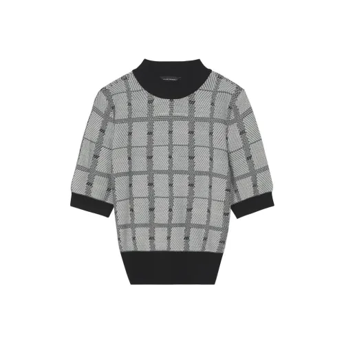 CLUB MONACO Черно-белая панда C2WHG Женские трикотажные изделия