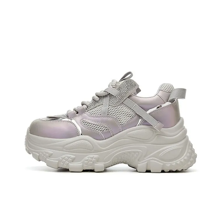 DAPHNE Водонепроницаемый Низкий Топ Кроссовки с Толстой Подошвой Женские