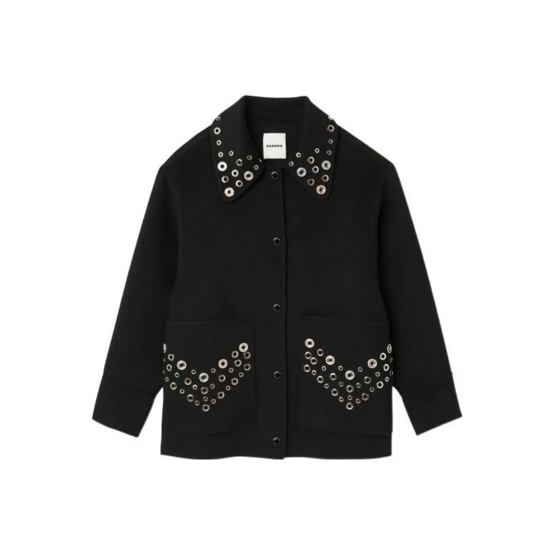 SANDRO Черные Женские Куртки