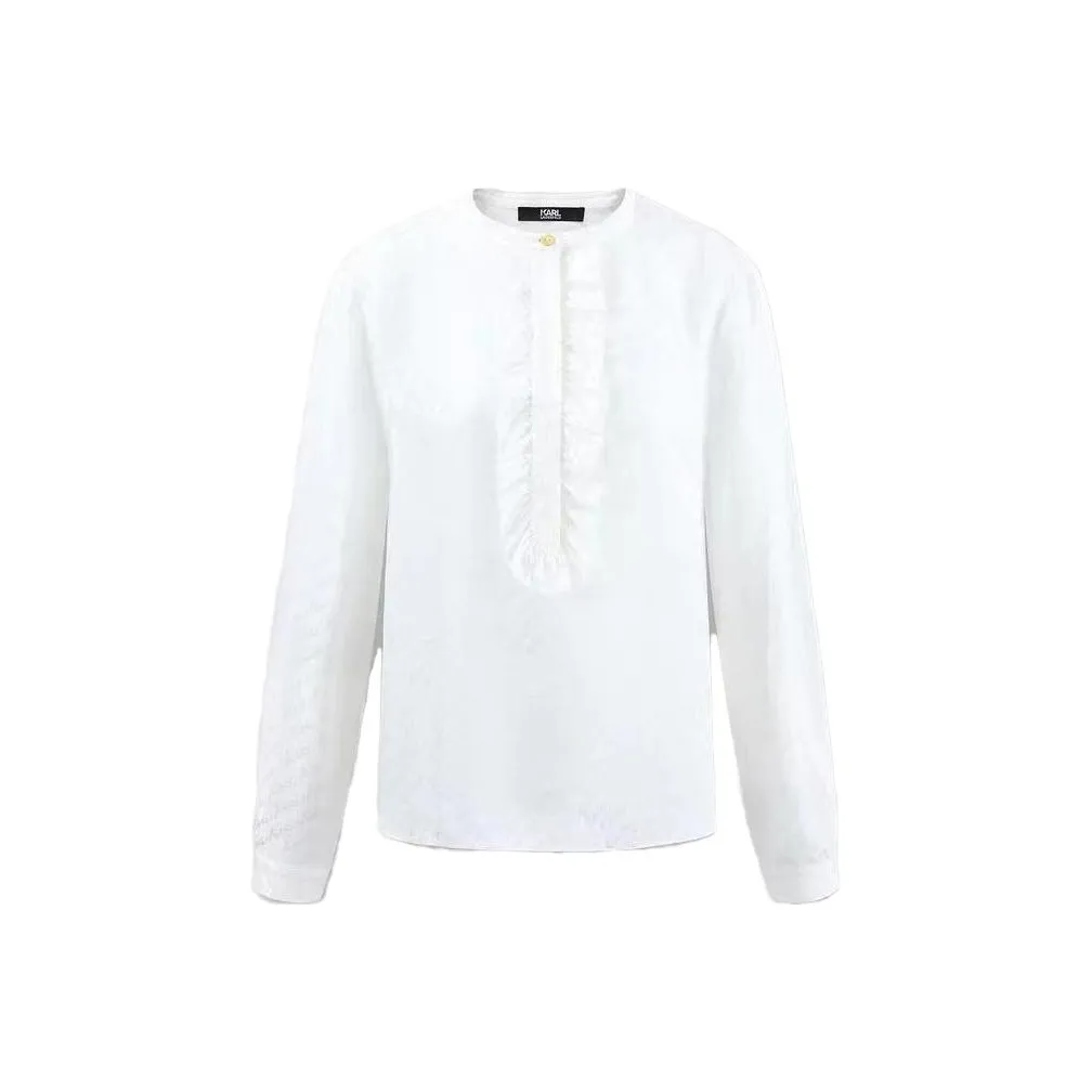 Karl Lagerfeld Рубашка Женская Белая