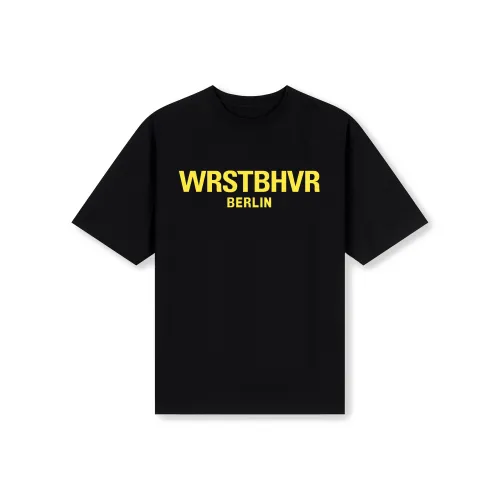 WRSTBHVR PIONEER Черная унисекс футболка