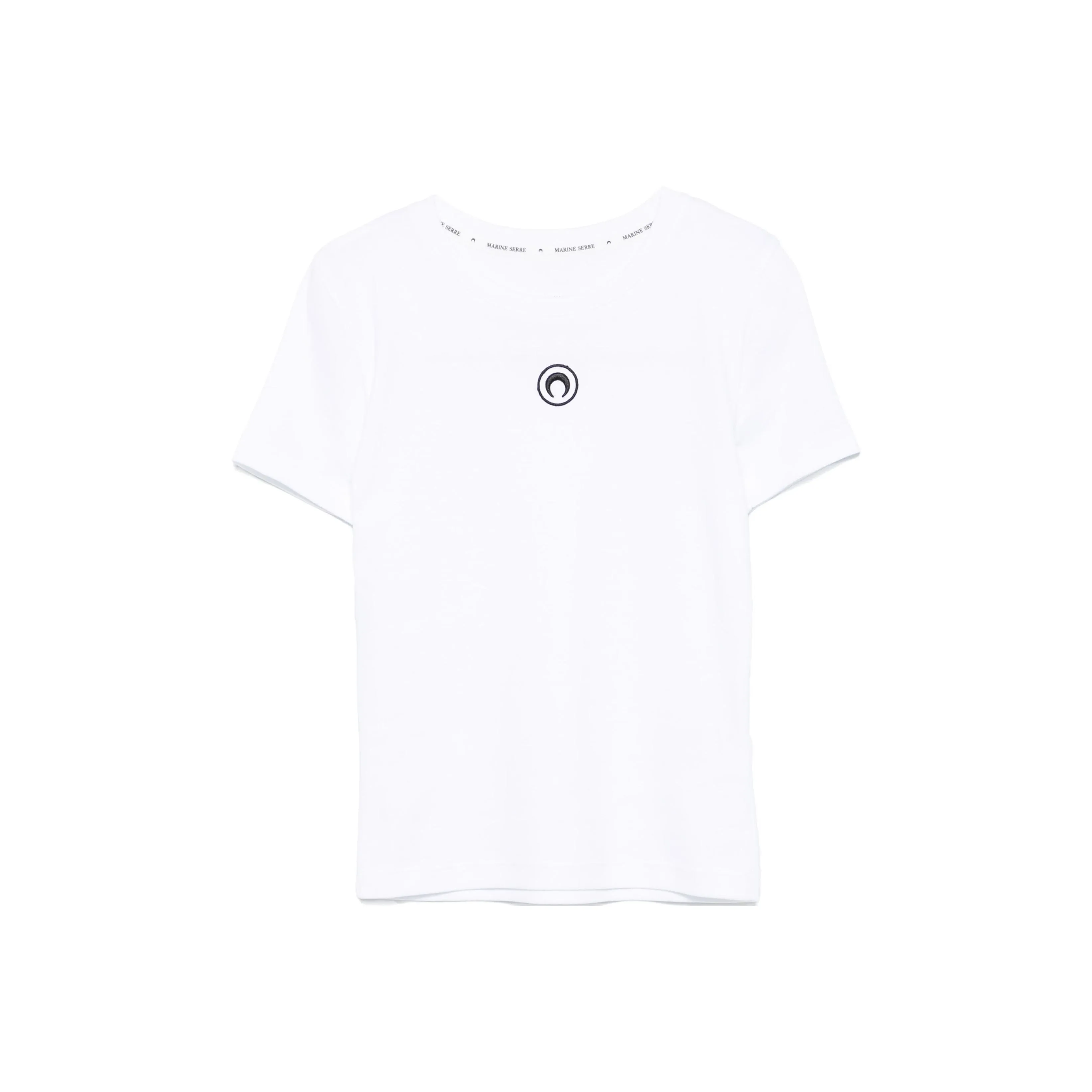 Marine Serre T-рубашка Женская Белая