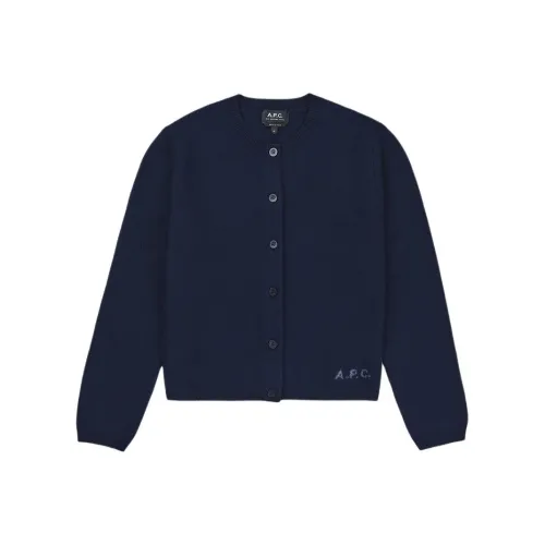 A.P.C Синий Женский Трикотаж