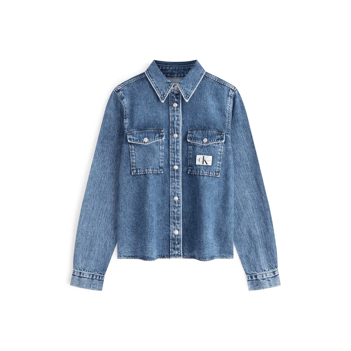 CALVIN KLEIN Shirt Women's Denim Light Blue