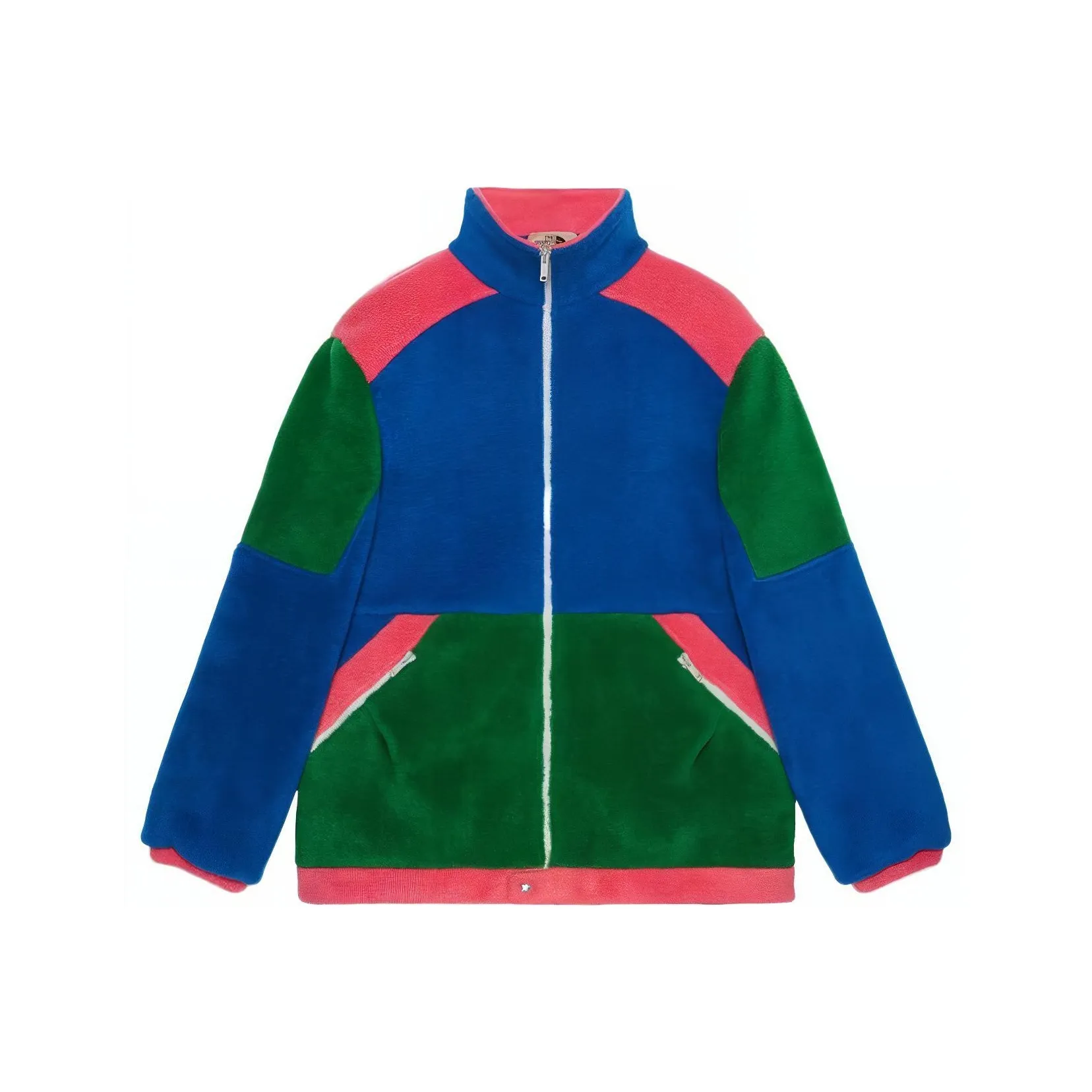 GUCCI X The North Face Fleece Jacket Blue/Green/Dark Pink