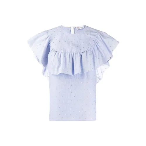 RED VALENTINO Синие Женские Рубашки