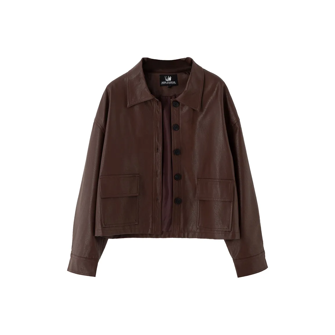 SOON FLOWER Jacket Fall Women's Coffee