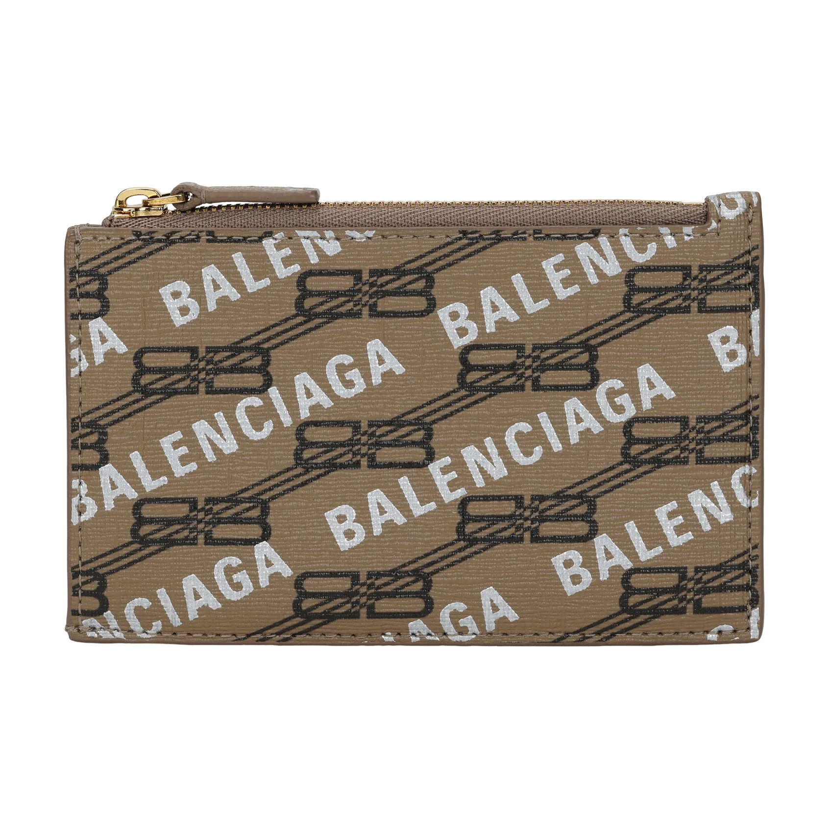 Balenciaga Телячья кожа Держатель для карт Держатель для карт Женский Бежевый