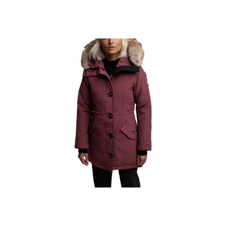Canada Goose Down Jacket Winter Women's Berry Red
