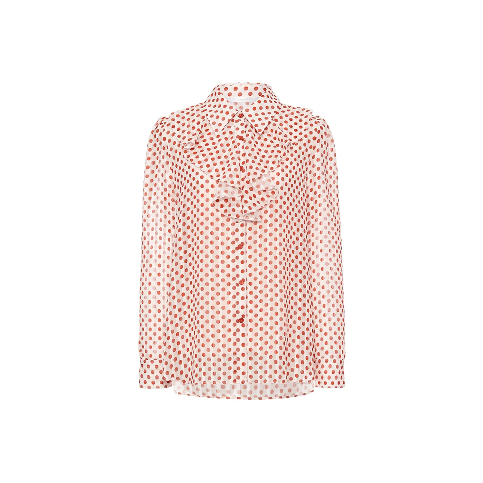 GOELIA 32D Белое основание с Точка Женские Рубашки