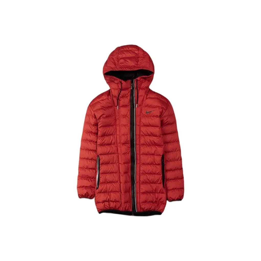 NIKE Red Женские Пуховики
