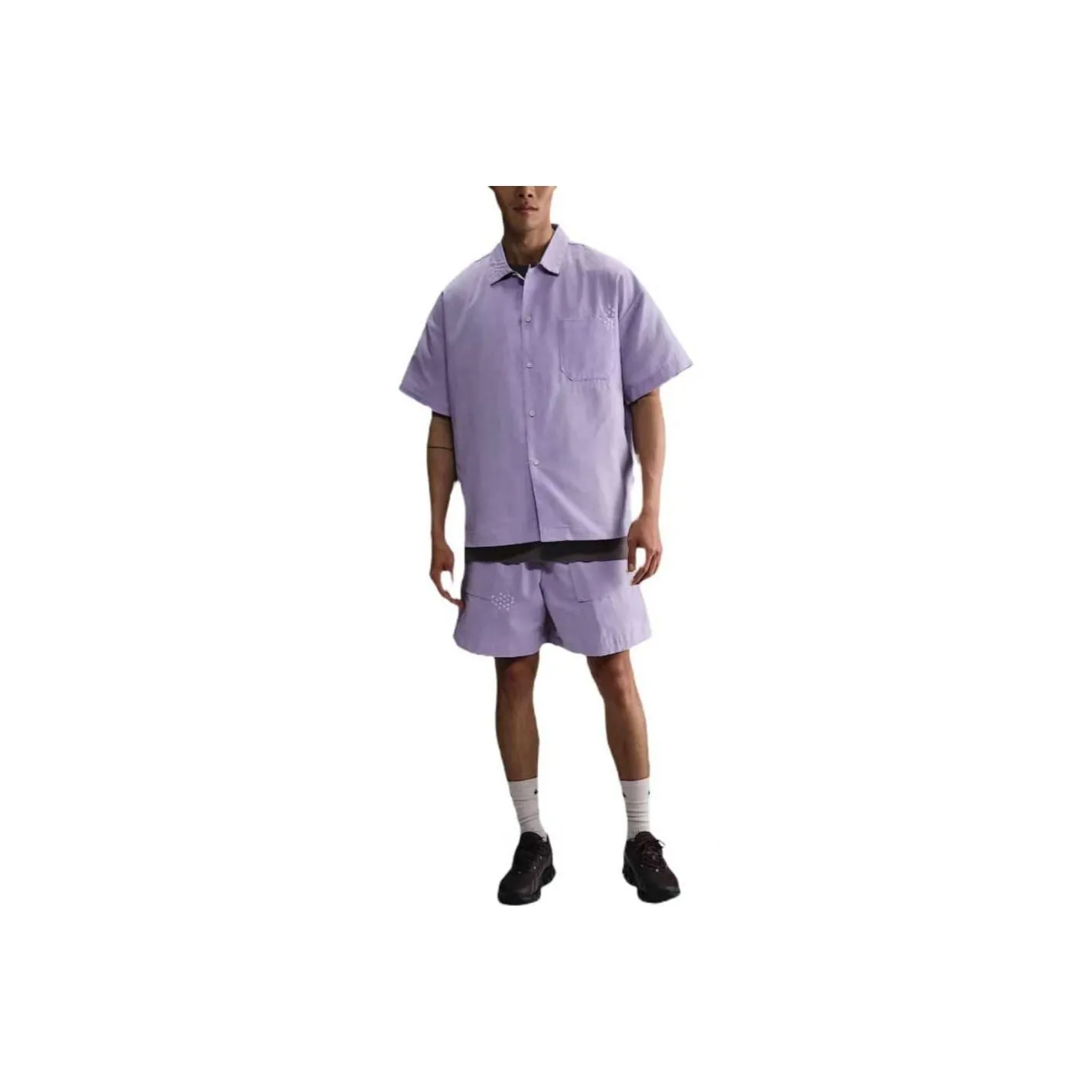 nike Повседневные шорты Мужские Фиолетовые