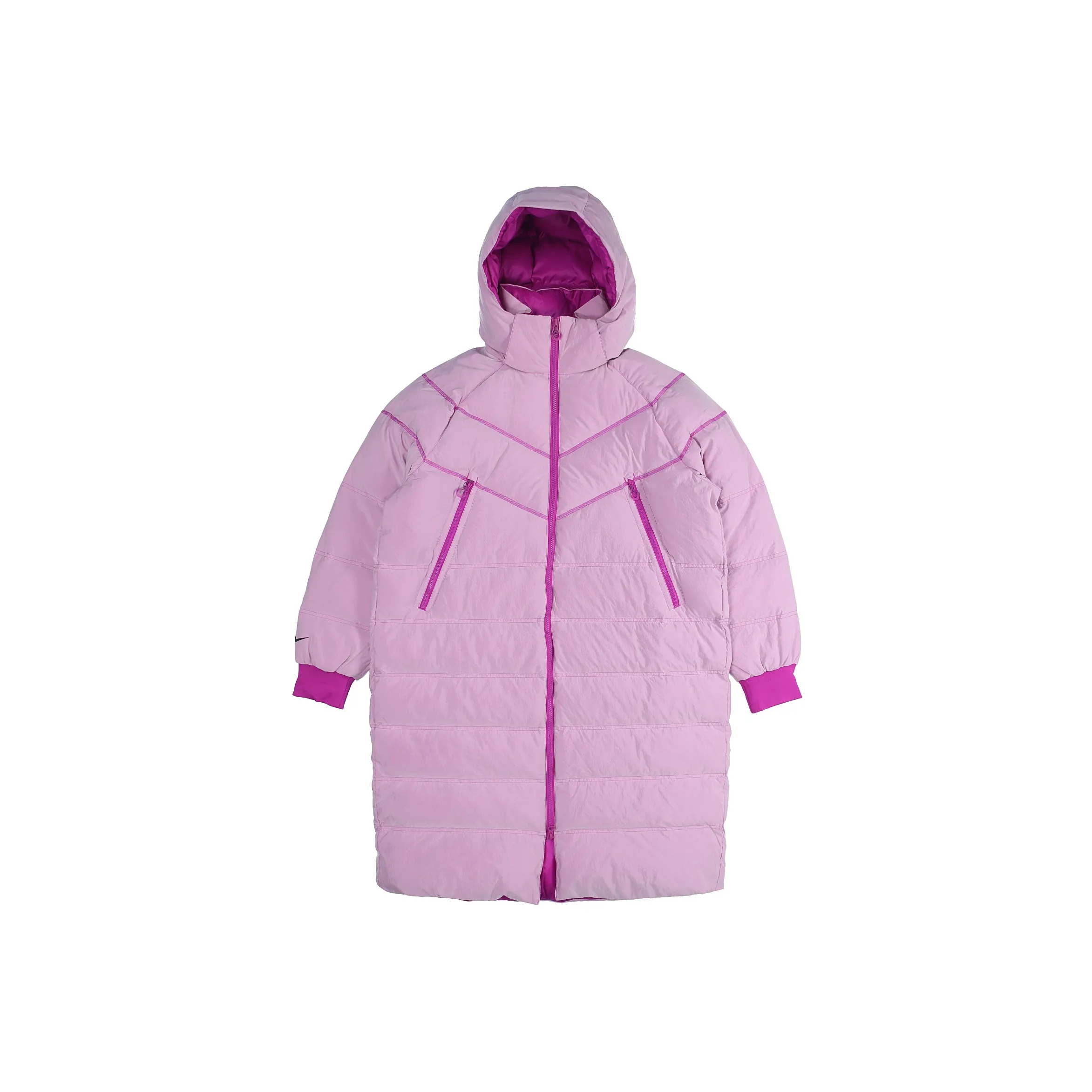 NIKE Ярко-фиолетовые Женские Пуховики