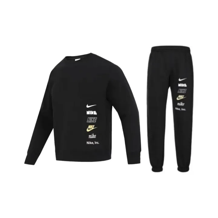 Nike Club Повседневная Спортивная Одежда Мужская Черная