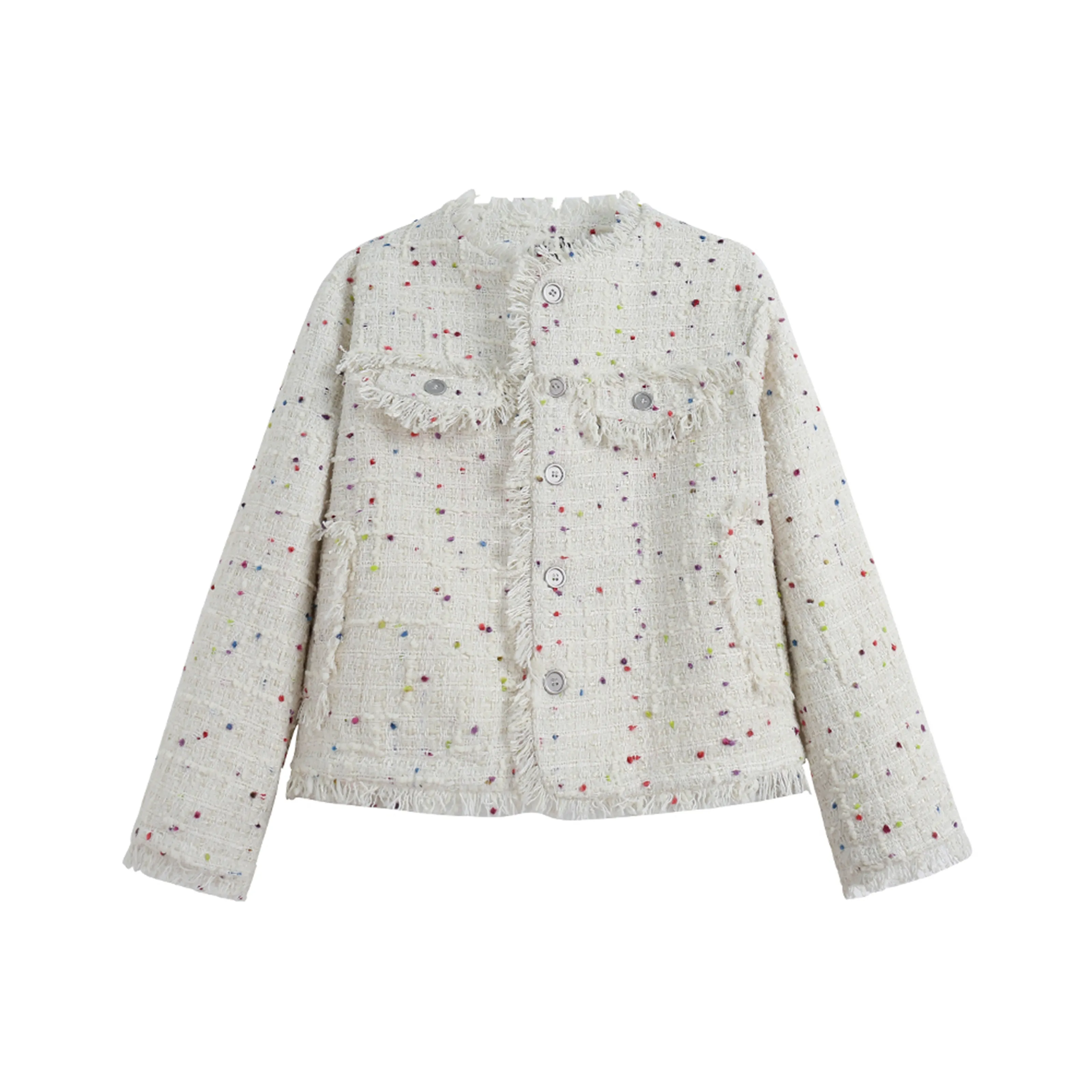 PLAY BUSH Jackets Coats Women's Ecru