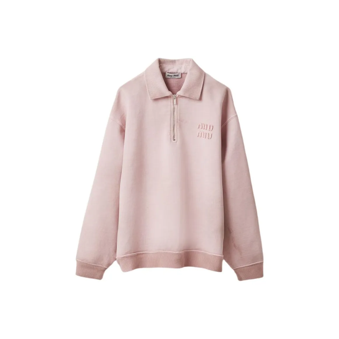 MIU MIU Polo Shirt Women's Snow Pink