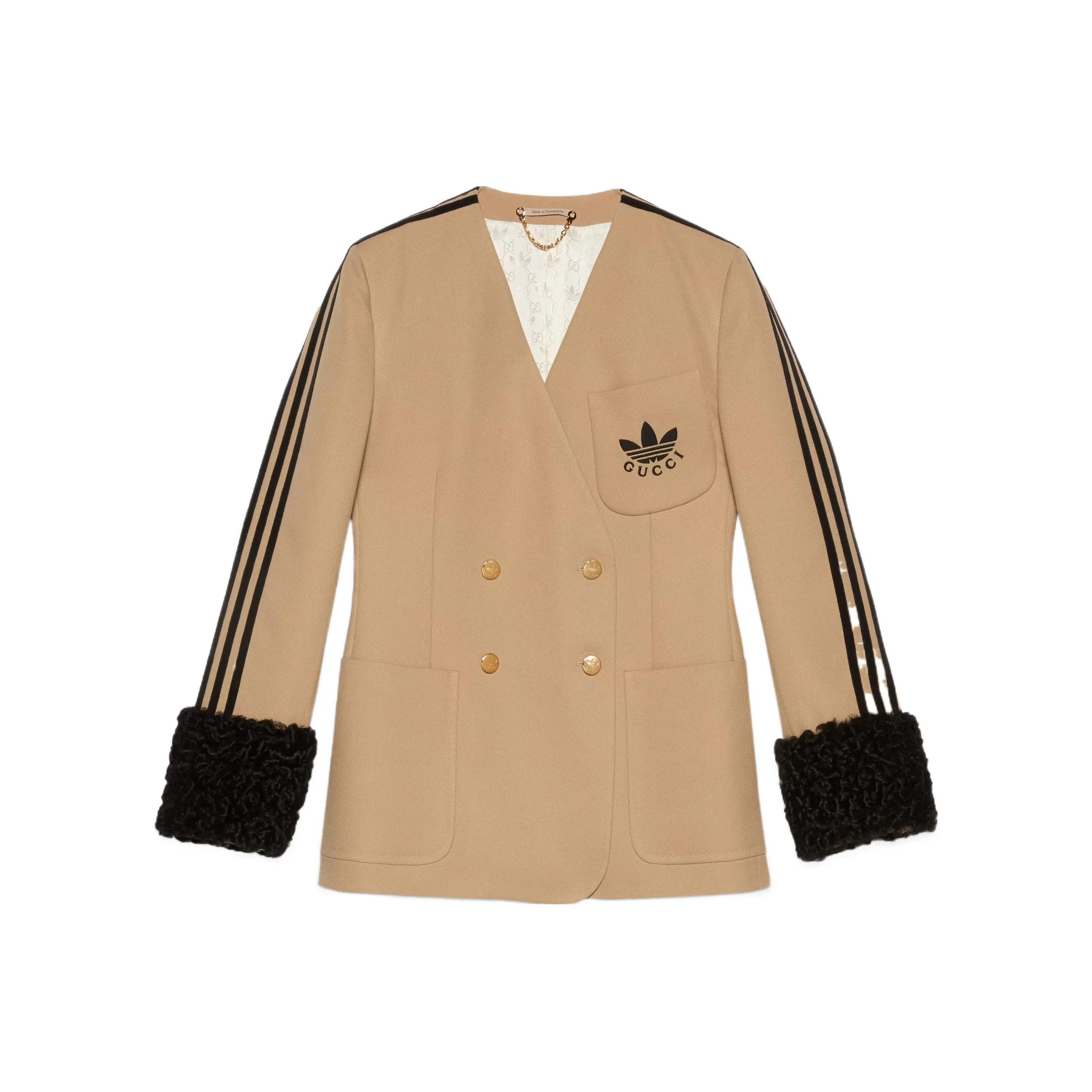 Adidas X GUCCI Jackets Women's Brown