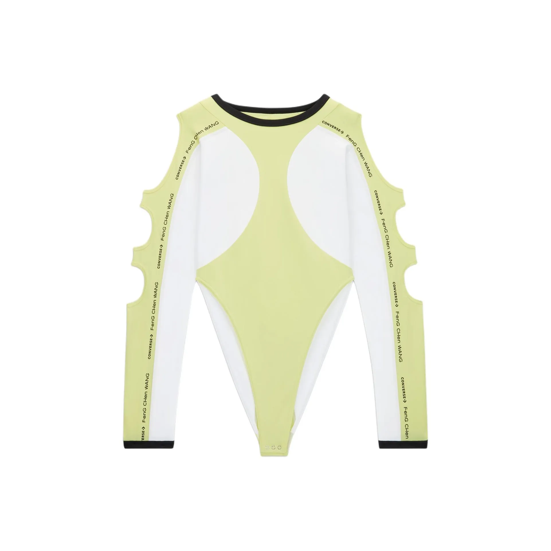 Feng Chen Wang x Конверс Комбинезон Женский Светло-Лимонный Белый