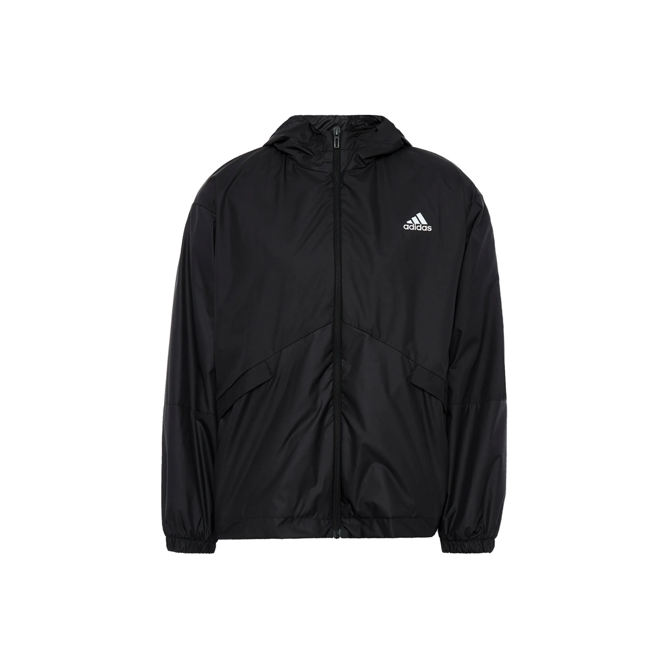 adidas Women's Essentials Oversize Logo Windbreaker Black