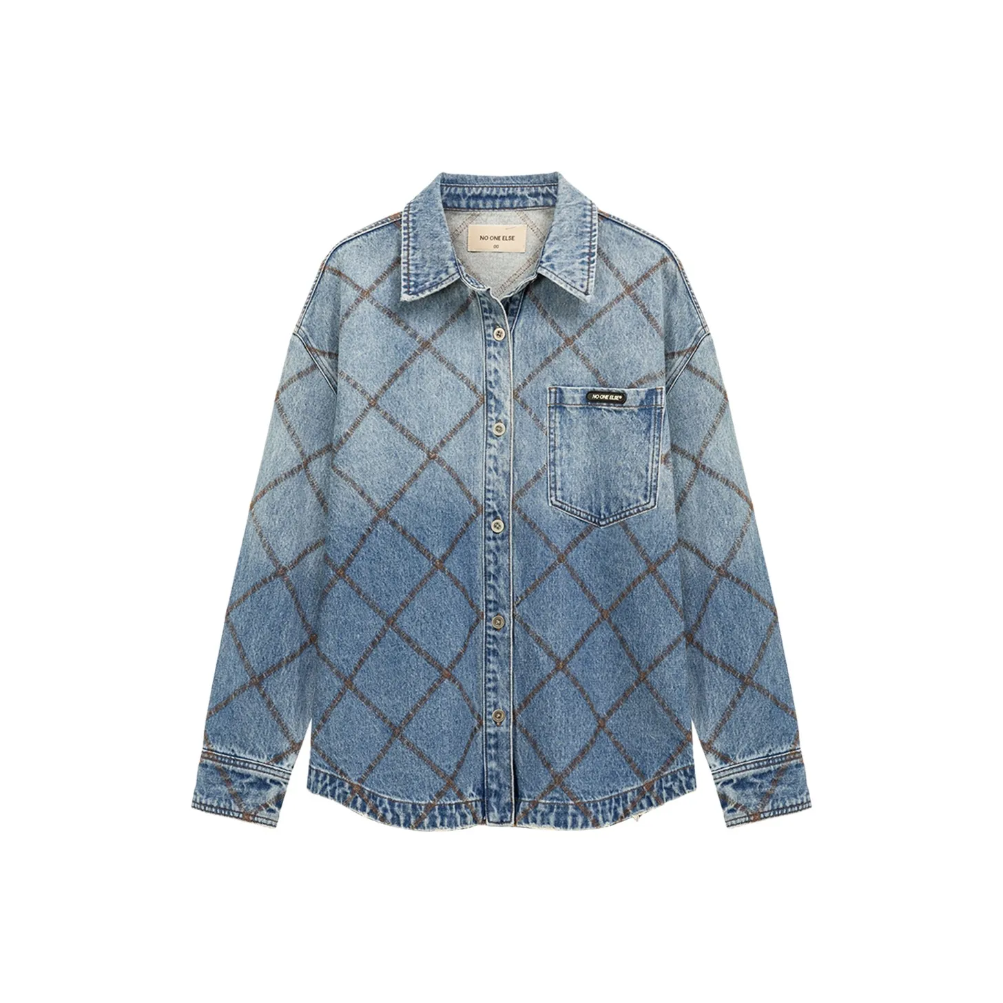 NO ONE ELSE Shirts Women's Denim Blue