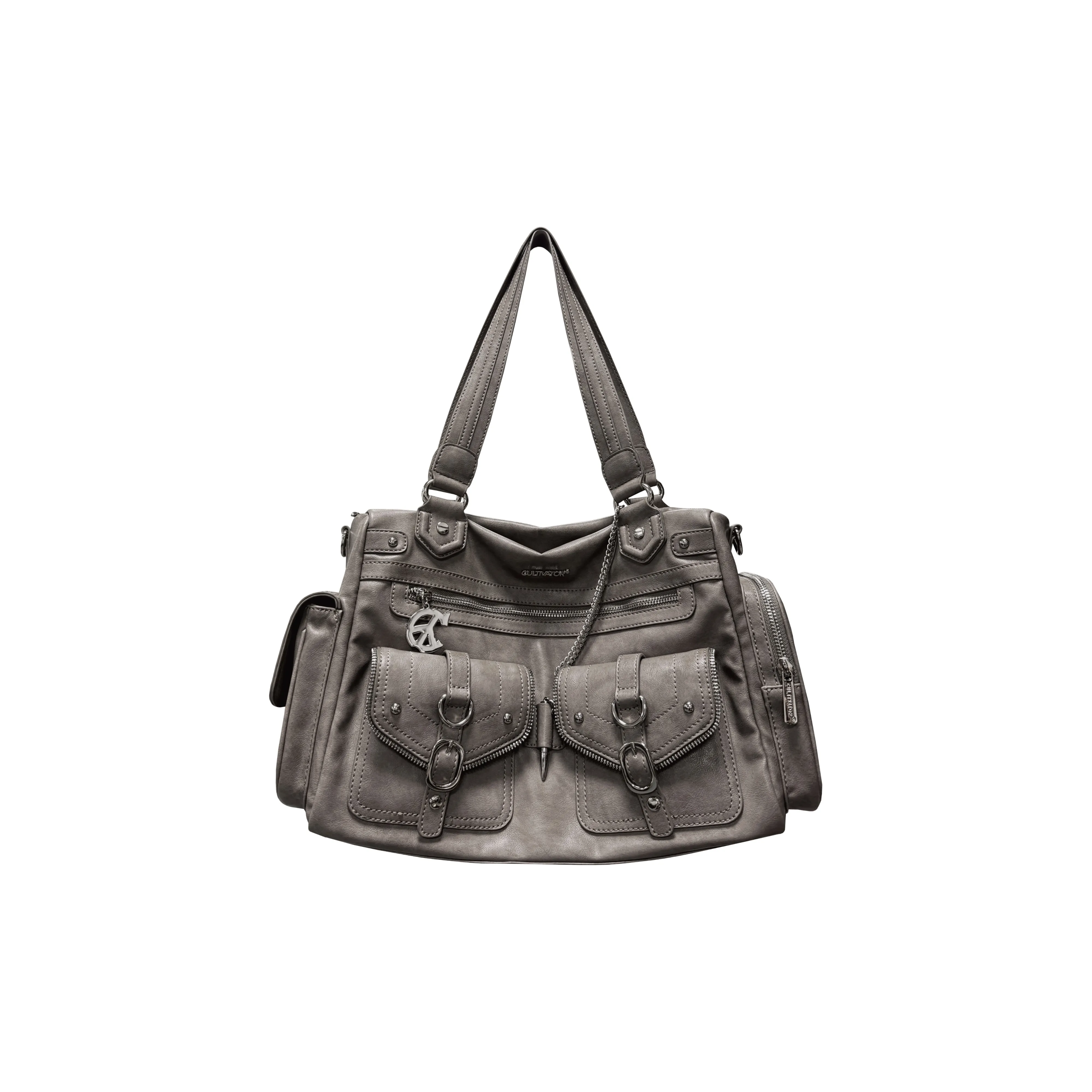 CULTIVATOR ПУ (полиуретан) Одно плечо Ручная сумка Сумка через плечо Средняя Унисекс Многоцветная