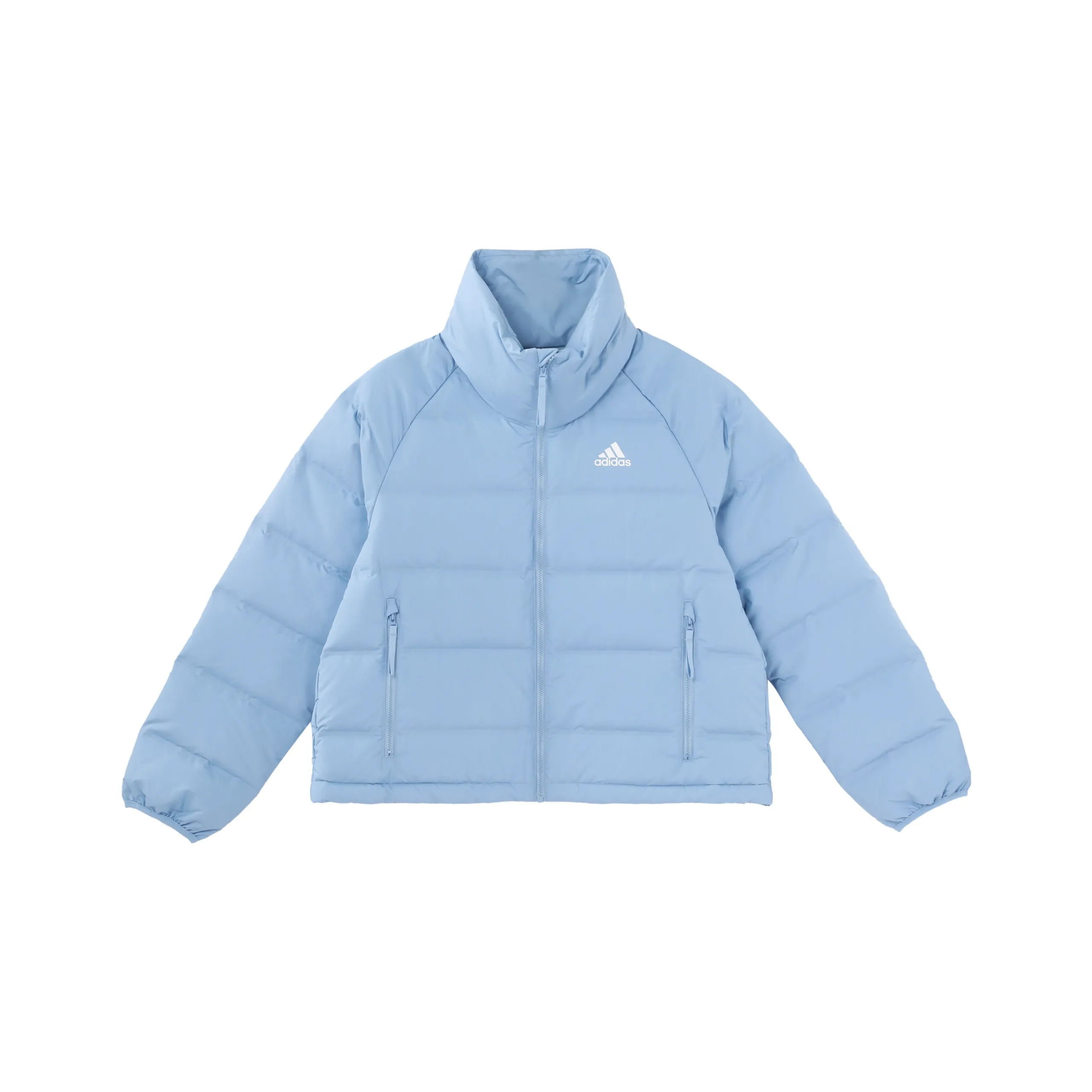 Adidas Небесно-голубой Женские Пуховики