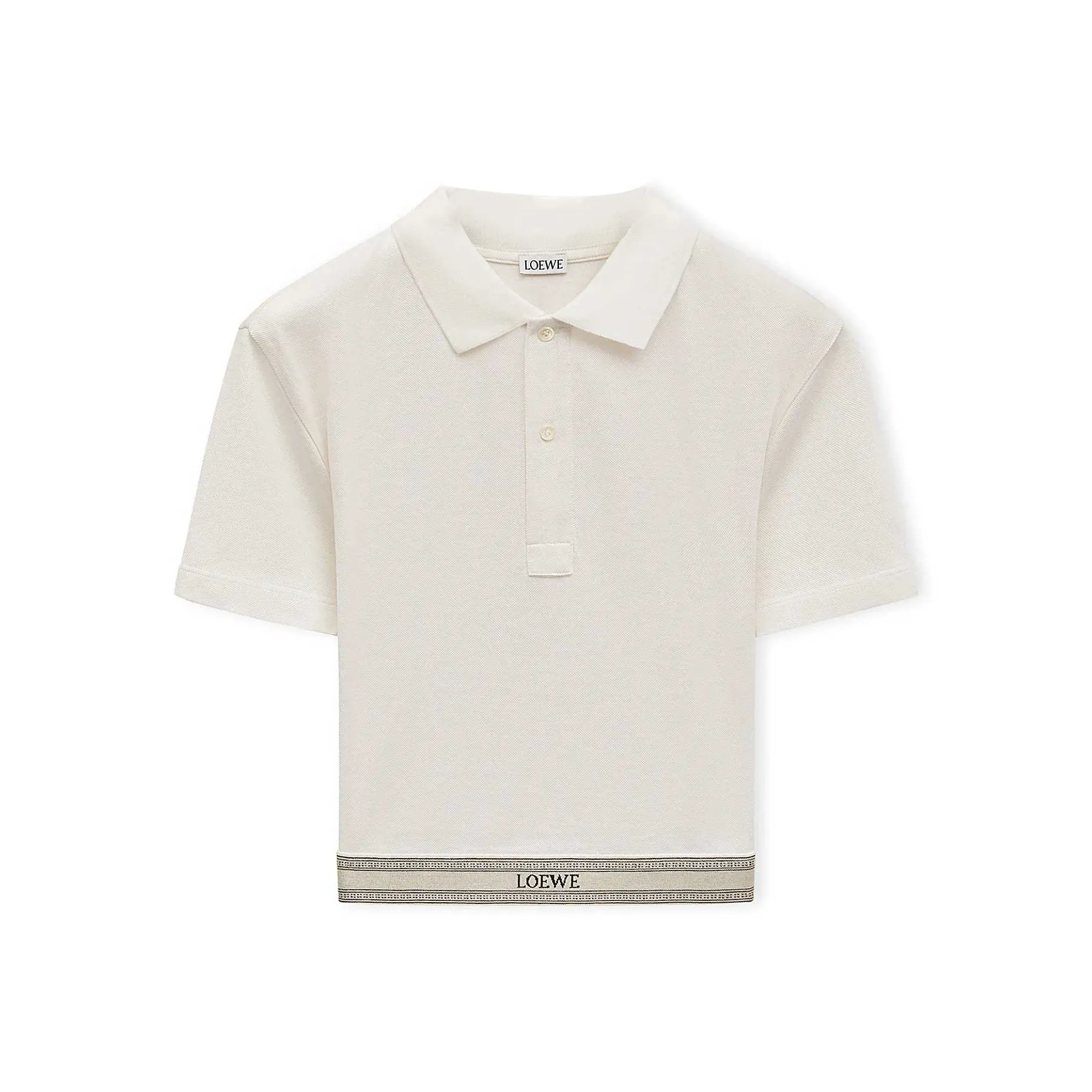 LOEWE FW24 Polo Shirt Women's White