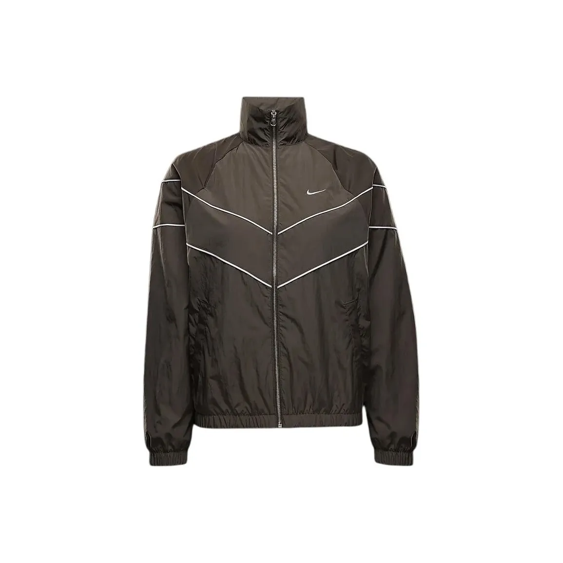 Nike Куртки и Пальто Женские Рудого Серого цвета