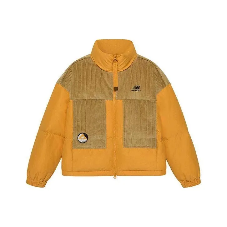 New Balance Пуховик Зимний Женский Желтый