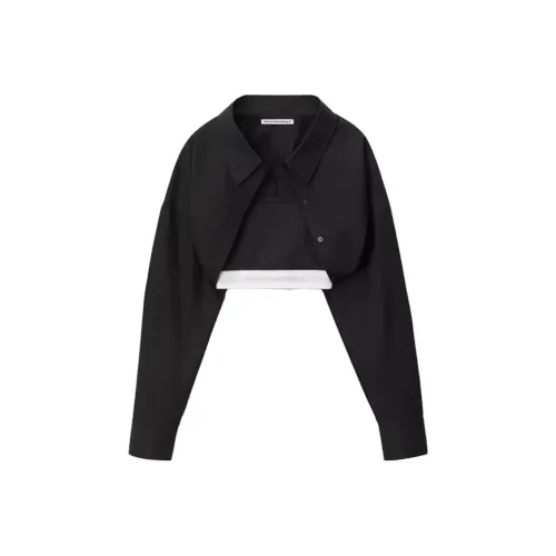 alexander wang Черные Женские Рубашки